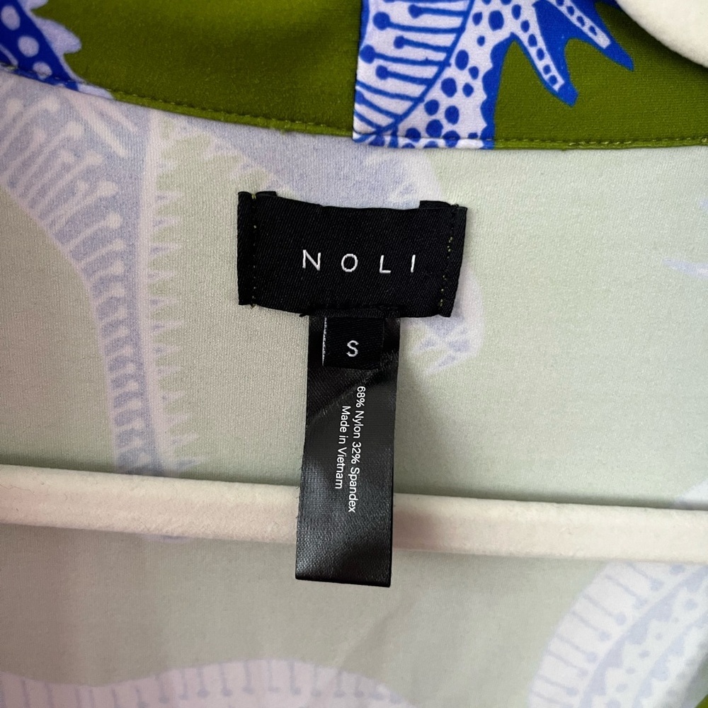 Anthropologie Noli Olive Dragon Patterned Robe, Size S - Picture 6 of 7
